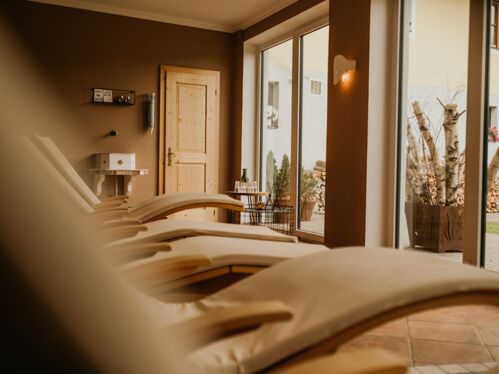 the relaxation area in the spa