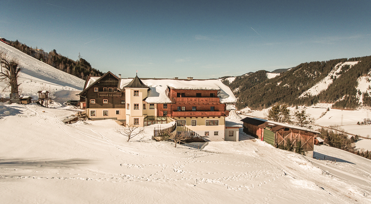 Hoferhof im Winter
